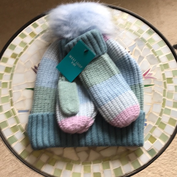 WEST LOOP KIDS HAT & GLOVE SET - Picture 2 of 6